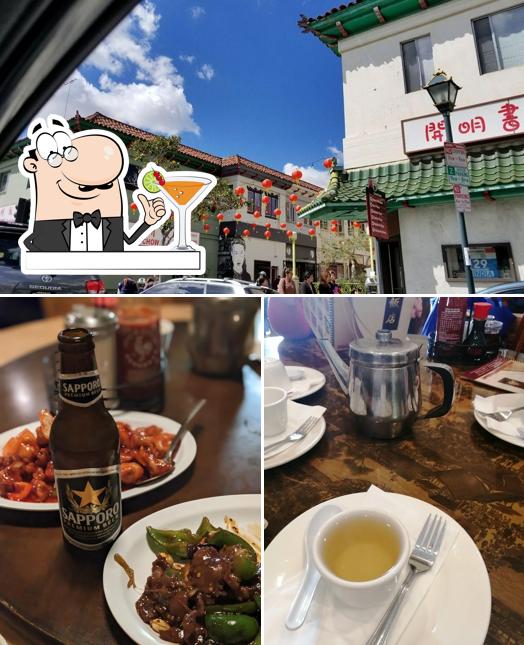 Take a look at the picture depicting drink and exterior at Foo-Chow Restaurant