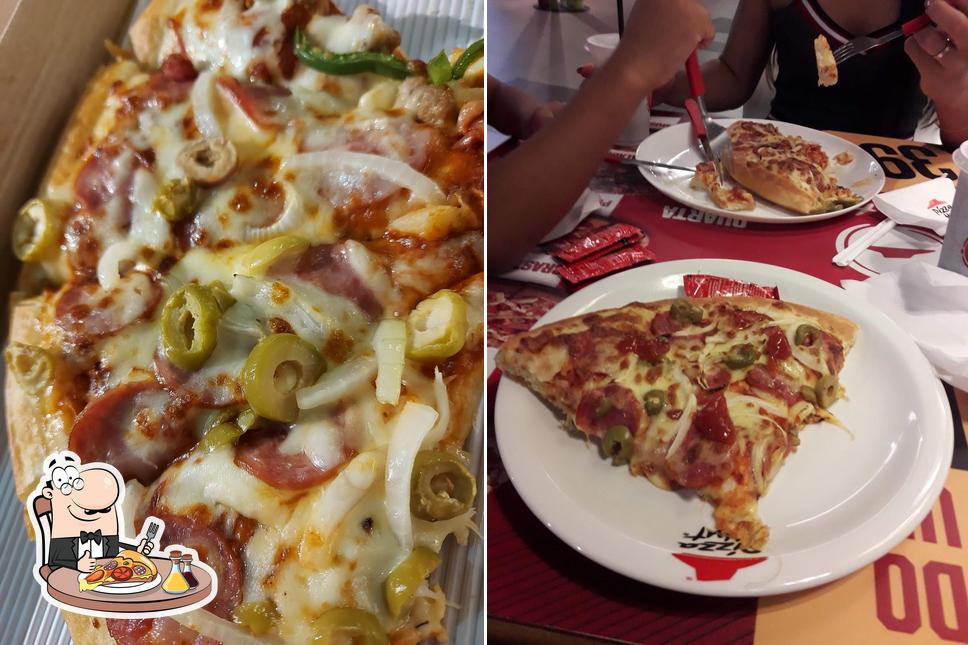 No Pizza Hut Shopping Passeio Das Águas, você pode desfrutar de pizza