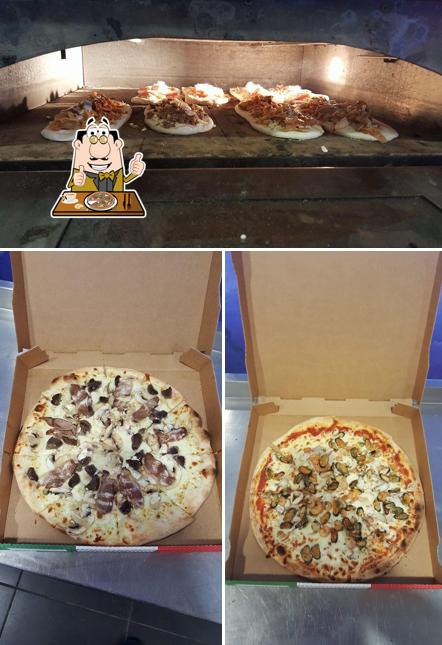 Get pizza at La Nostra Pizzeria & Snacking