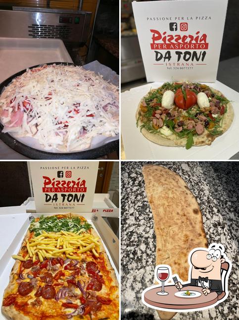 Nourriture à Pizzeria da Toni Istrana