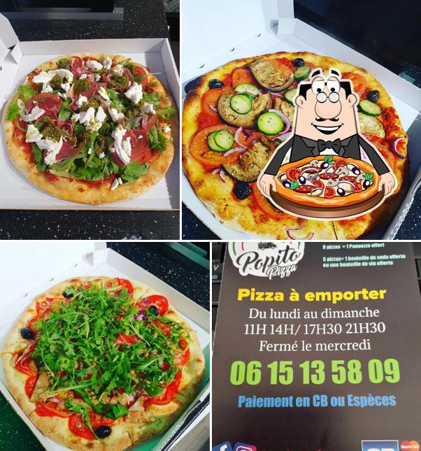 A Popito pizza (camion pizzeria), vous pouvez prendre des pizzas