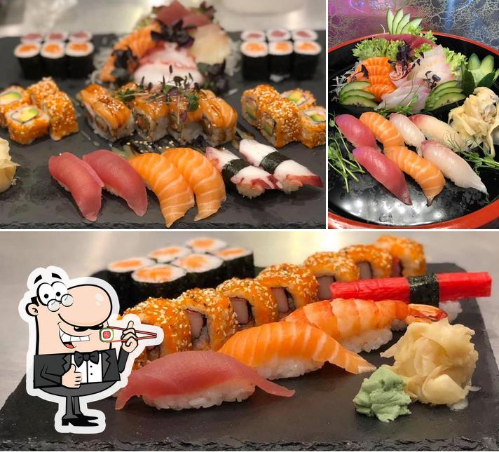 Scegli le diverse opzioni di sushi