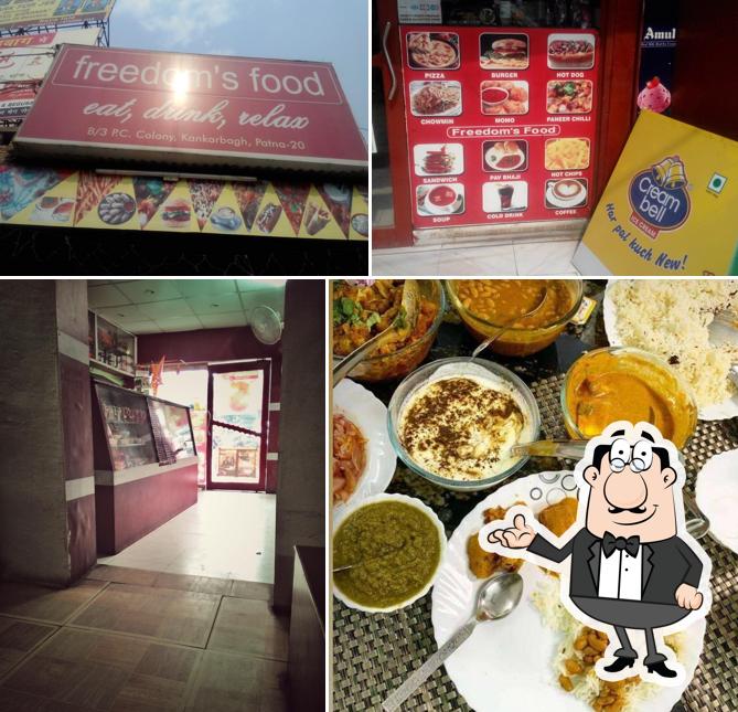 The interior of Freedom's Food