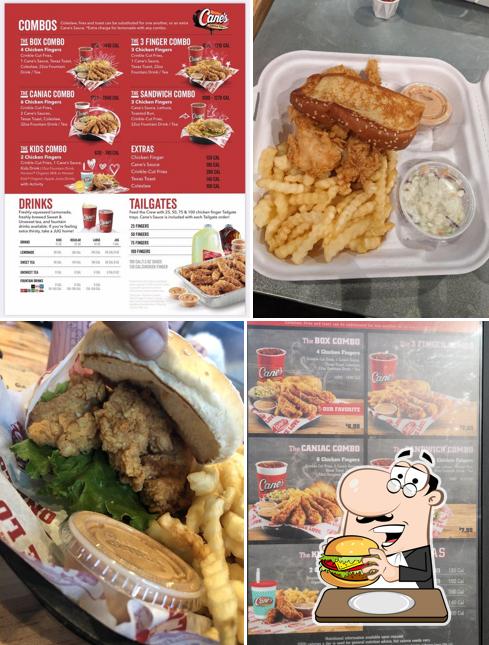 Raising Cane's Chicken Fingers’s burgers will cater to satisfy different tastes