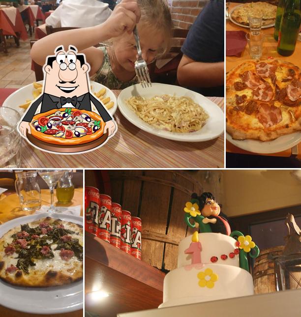 A L'Osteria di Mario, puoi ordinare una bella pizza