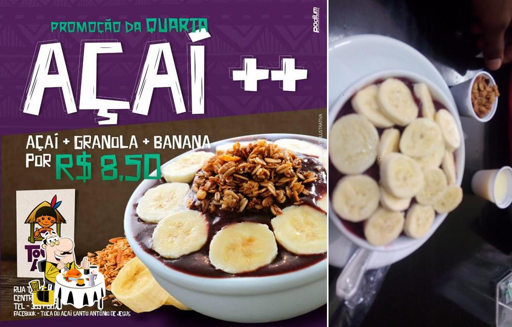 Comida em Toca do açai