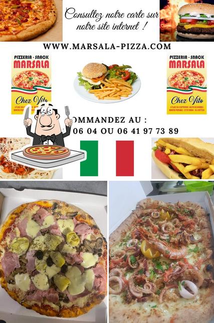 Commandez des pizzas à Snack Pizzeria Marsala Chez Vito (voga)