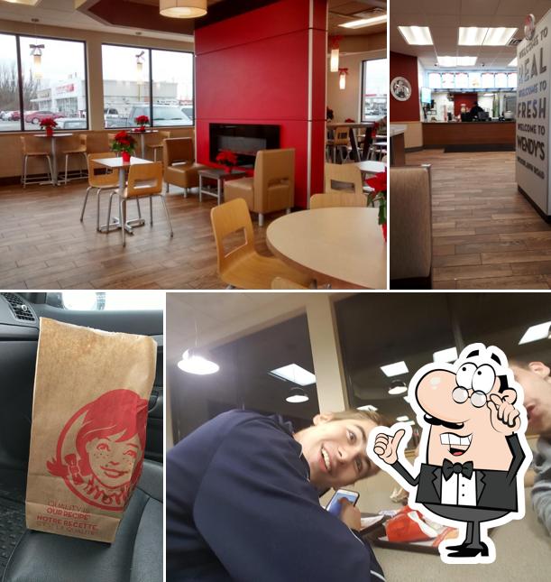 L'intérieur de Wendy's