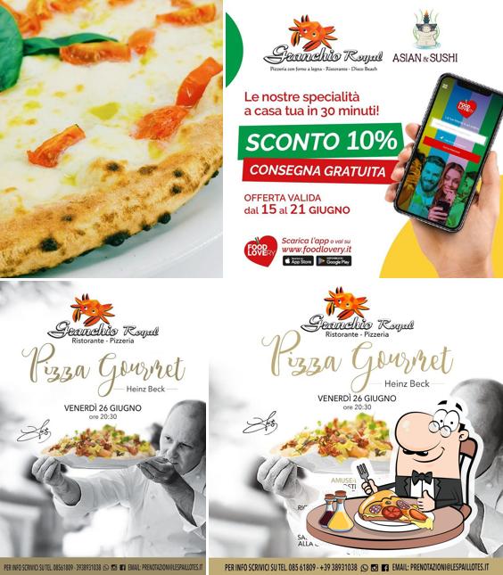 Essayez des pizzas à Il Granchio Royal