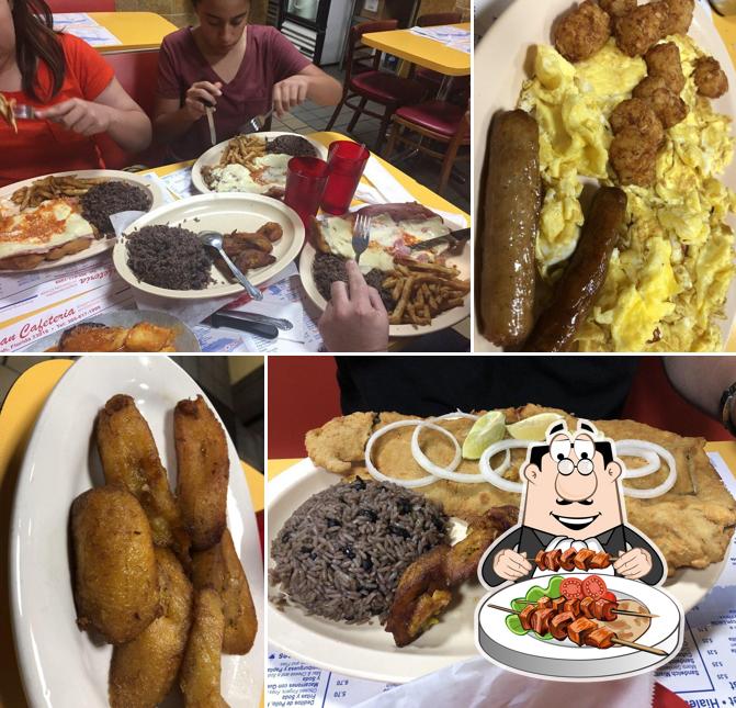 Platos en Latin Cuban Cafeteria