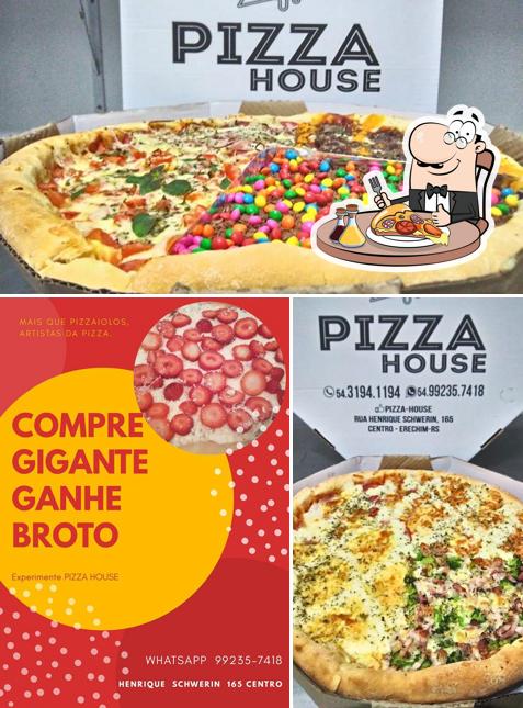 Consiga pizza no Pizza House