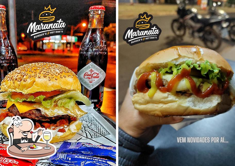 Comida em Maranata Lanches, Burger's e Espetinhos