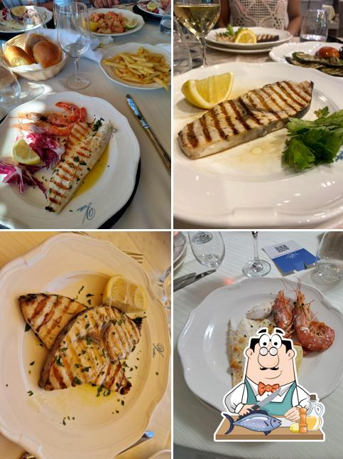 Salmone grigliato al Ristorante Il Villino