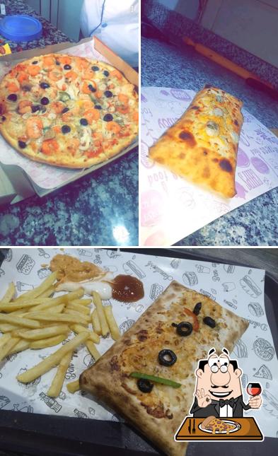 Essayez des pizzas à سناك ياسين FAAST FOOD