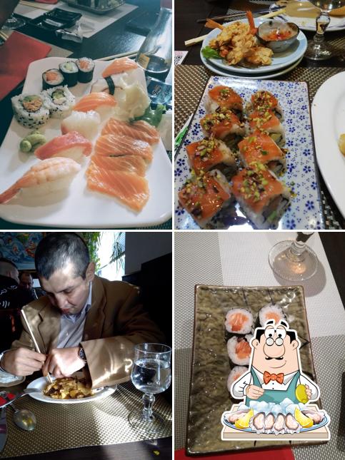 Scegli tra i molti piatti di mare disponibili a Yi Jia...ristorante...cucina cinese...sushi giapponese