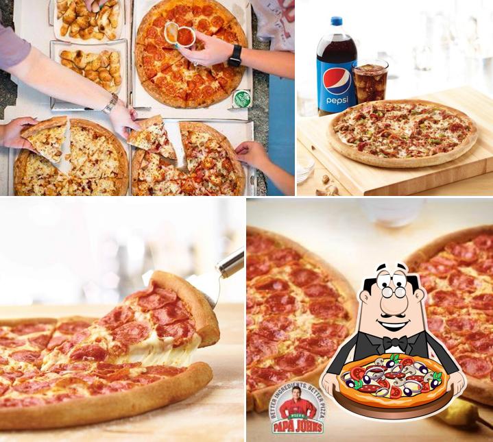 Pick different types of pizza