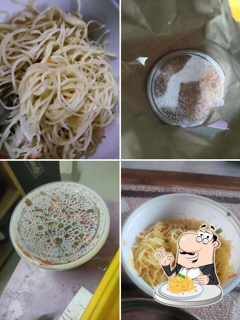 Spaghetti carbonara at Delicacy