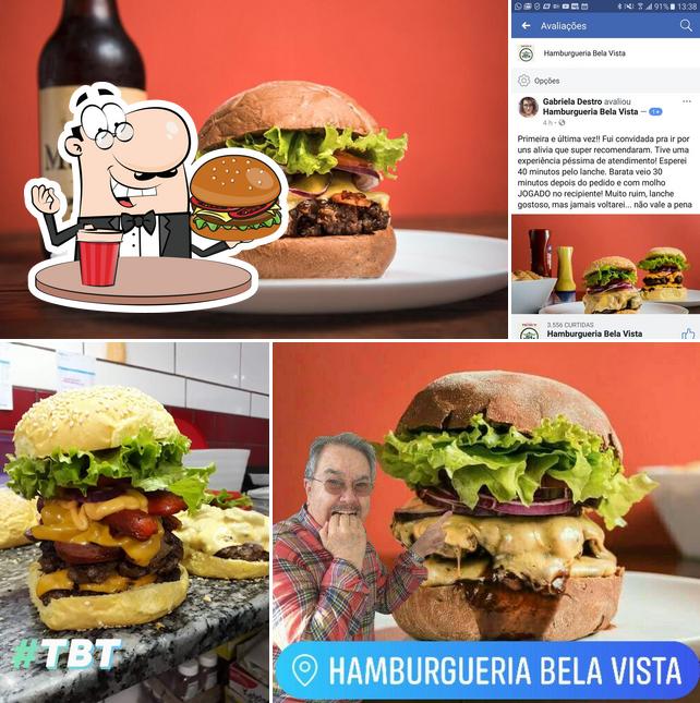 Peça um hambúrguer no Hamburgueria Bela Vista Rj