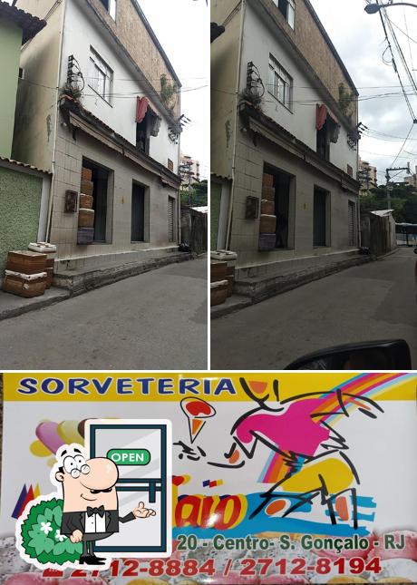 O exterior do Sorveteria 4 de Maio