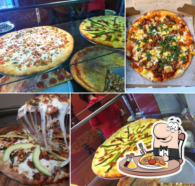 Pick pizza at Rosario's Pizzeria