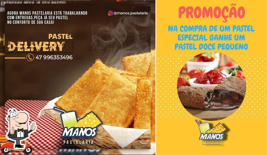 See the pic of Manos Pastelaria