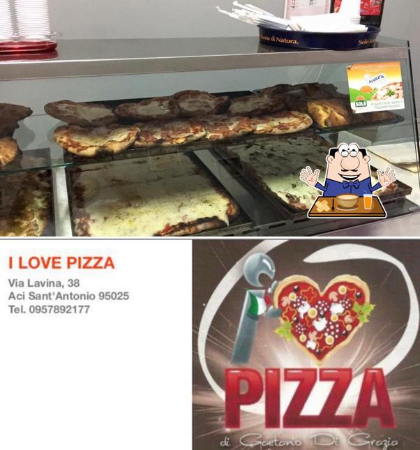 Cibo al Pizzeria I Love Pizza Di Gaetano Di Grazia