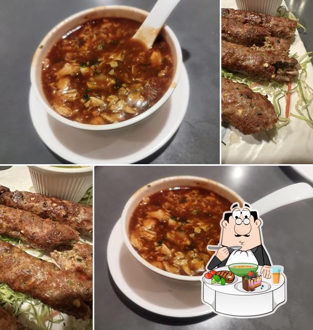 Hot and sour soup at Lazeez Hakeem