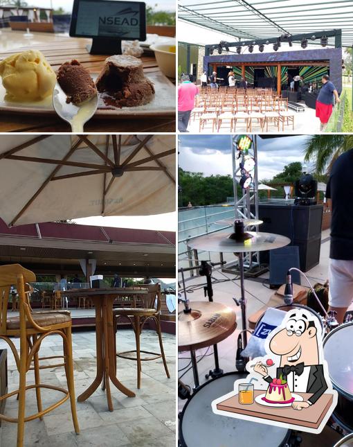 Enseada Beach Club & Marina oferece uma escolha de pratos doces