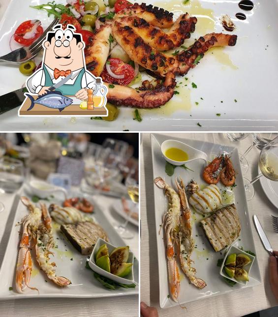 Salmone grigliato al La Perla del Tirreno