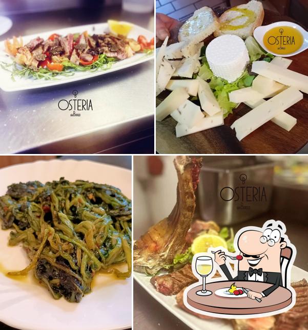 Cibo al Osteria del Borgo Calcata