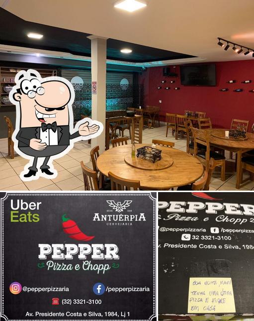 Look at this pic of Pepper Pizzaria Artesanal - Pizzaria em Juiz de Fora, MG - Delivery - Massas - Casa de Vinhos - Choperia