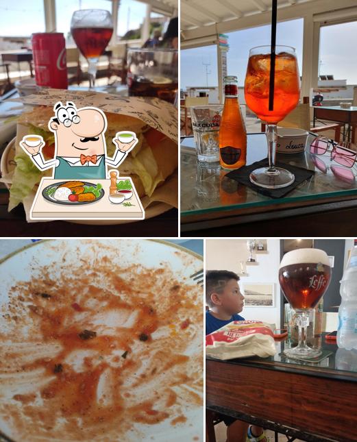 Platti al bar del porto