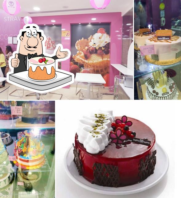 Baskin Robbins fast food, Dubai, Al Diyafah Street Restaurant menu