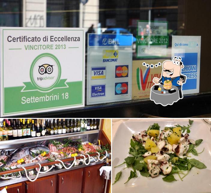 Cibo al Ristorante di Pesce Milano Buon prezzo - Settembrini 18