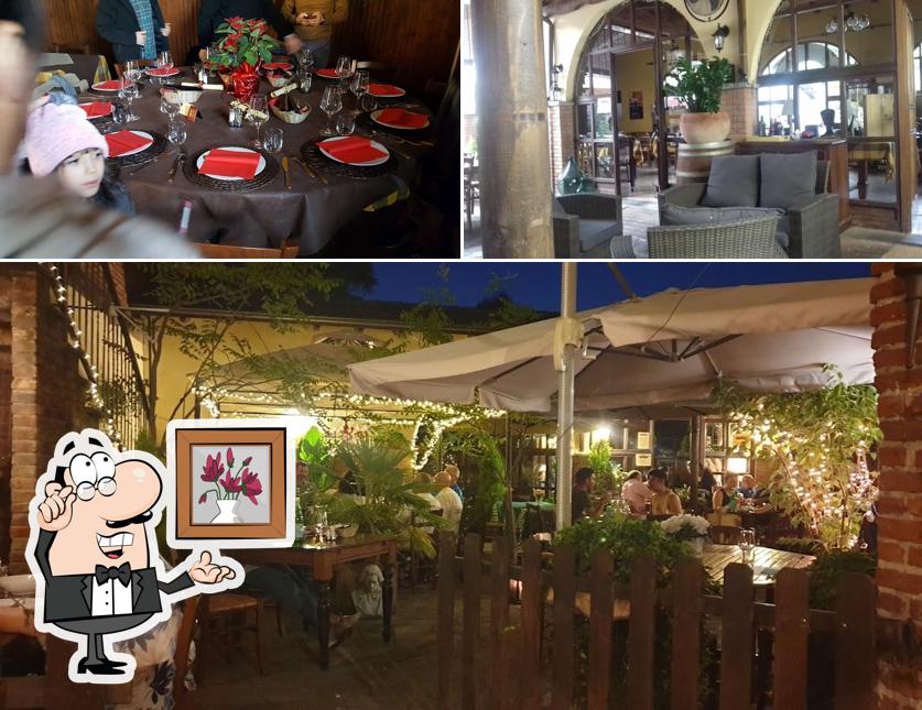 Gli interni di Osteria Versa