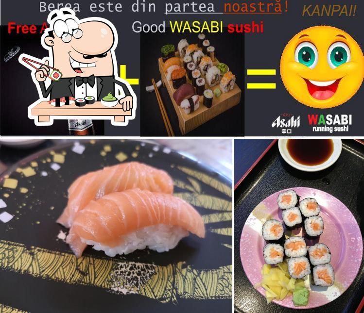 Prenez différentes options de sushi