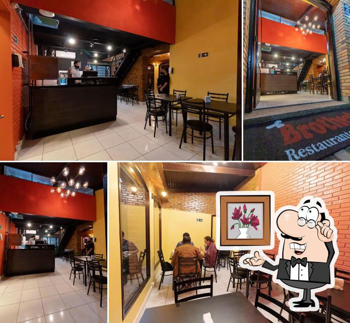 O interior do Forno e Fogão - Pizzaria e Restaurante