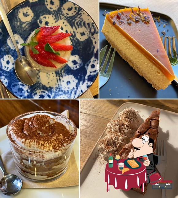 Ortozero Cafè bietet eine Vielfalt von Desserts 