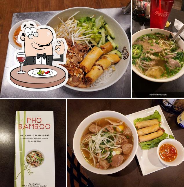 Pho BamBoo in Beaumont Restaurant menu and reviews