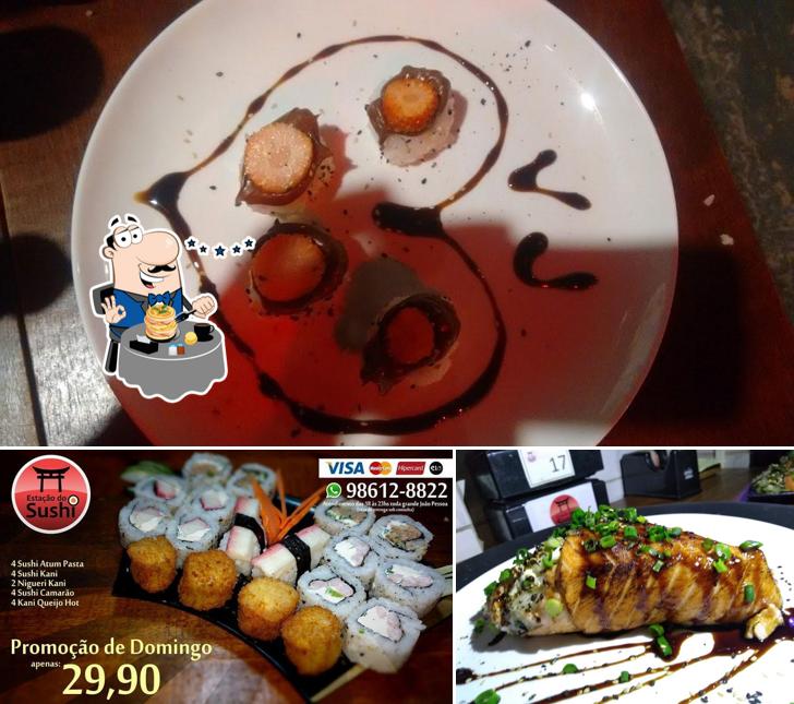 Comida em Estação Do Sushi