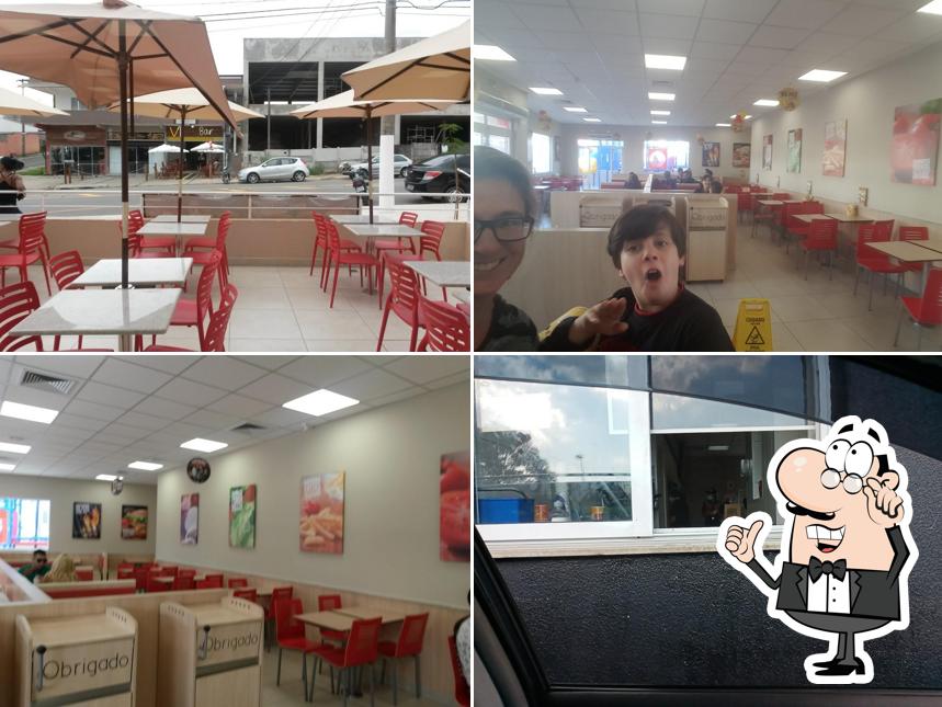 Veja imagens do interior do Burger King