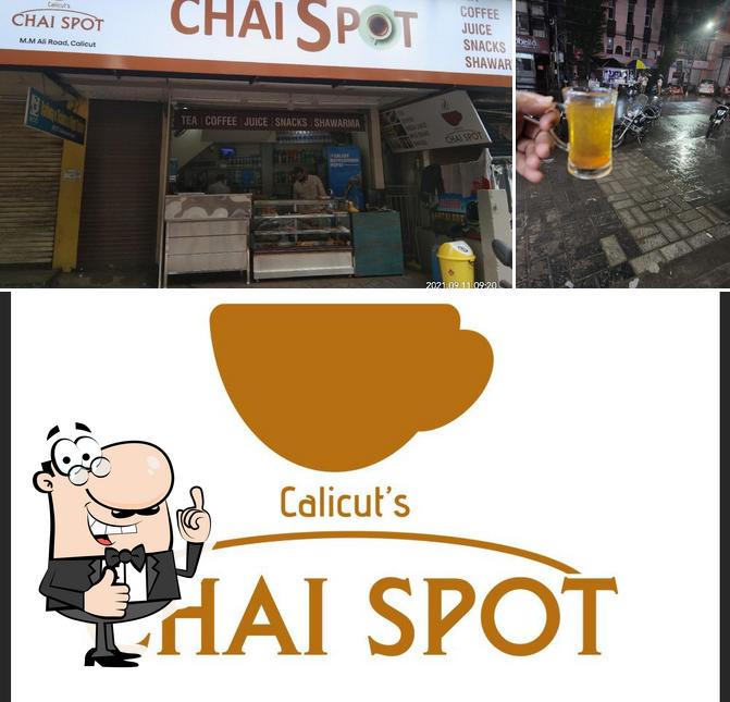 See this picture of Chai Spot Calicut