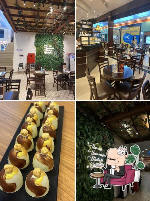 Veja imagens do interior do Café La Regence