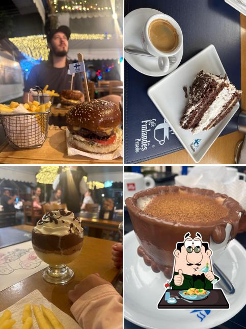 Mousse de chocolate em Café Finlandês
