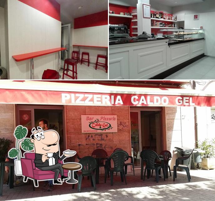 Gli interni di Caldo Gel