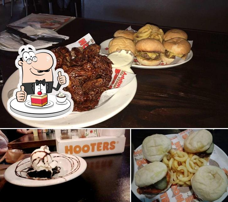 Hooters propose une variété de plats sucrés