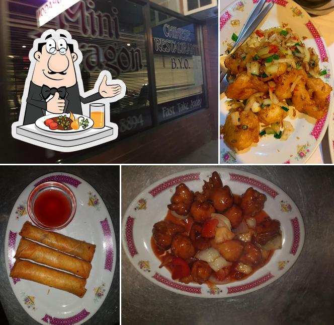 Food at Mini Dragon Malaysia Chinese Restaurant