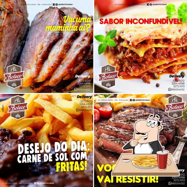 Batata frita em Sr Boteco