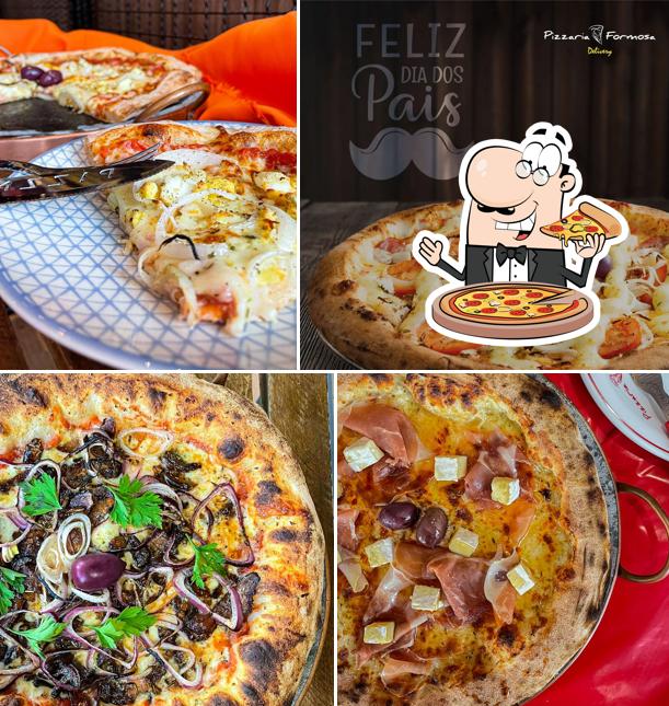 Consiga pizza no Pizzaria Formosa