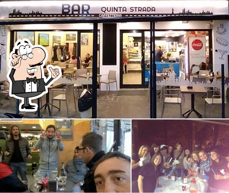 Gli interni di Bar Quinta Strada